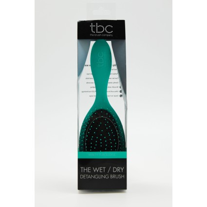 TBC The Wet & Dry Hair Brush - Minty Turquoise